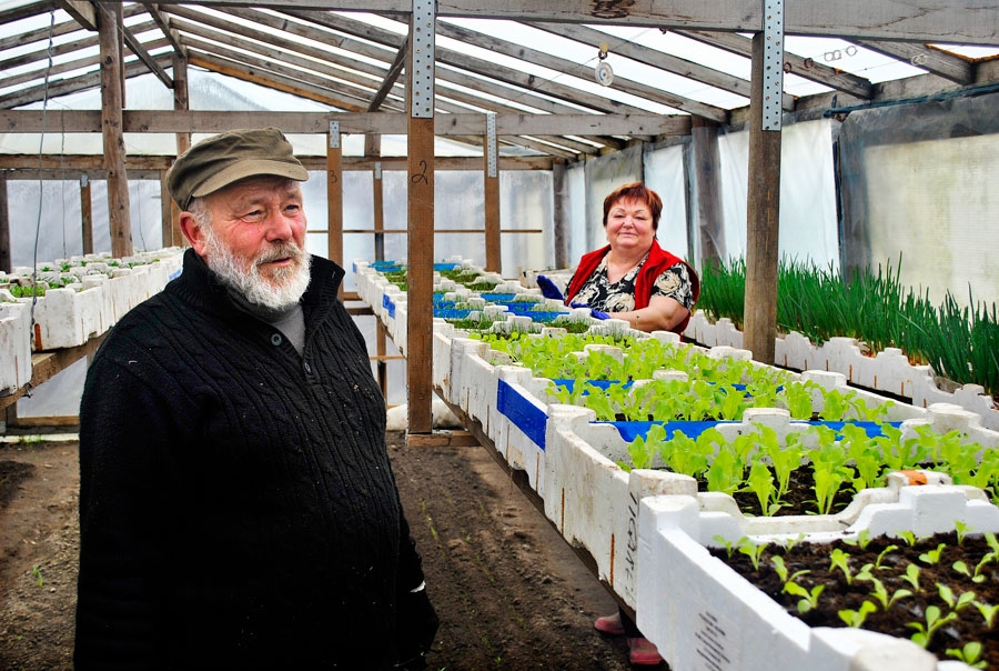Vijai un Jānim Jankūniem darba pilnas rokas kā ziemā, tā pavasarī.
Autors: Ruta Keiša