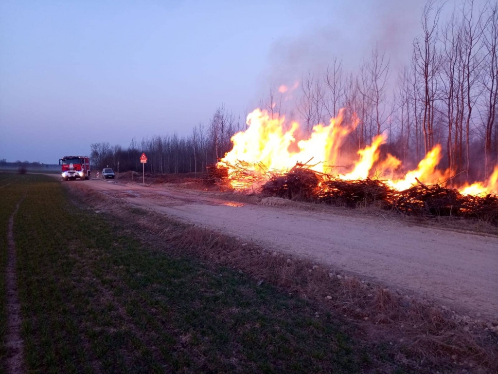 Svitenes pagastā zaru kaudzes liesmas ugunsdzēsēji slāpēja piecas stundas, pēc tam darbus pārņēma Valsts meža dienests.
Autors: VUGD