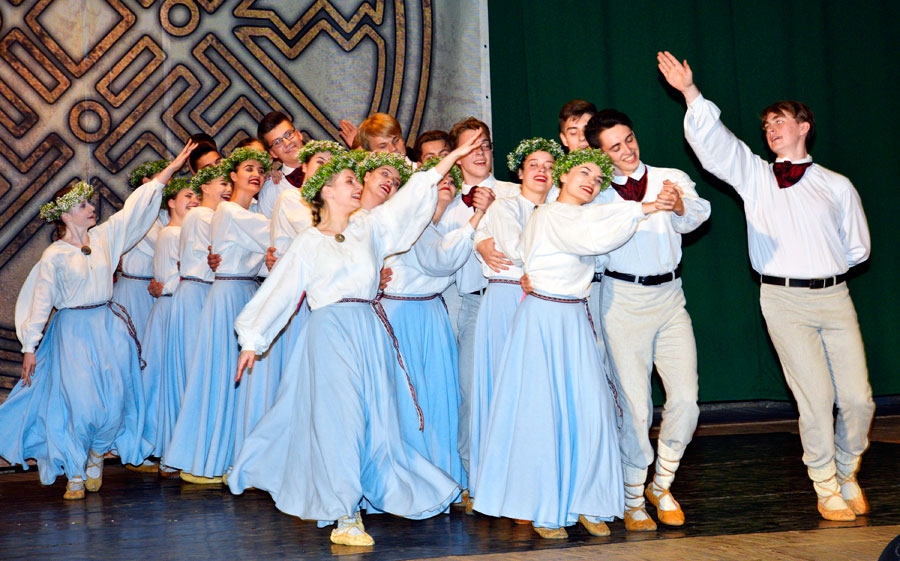 Bauskas kultūras centra tautas deju ansamblis «Jandāls».
Autors: Ivars Bogdanovs