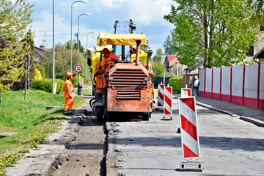 Pilskalna ielā pārbūvi sāk ar frēzēšanas darbiem.
Autors: Ivars Bogdanovs