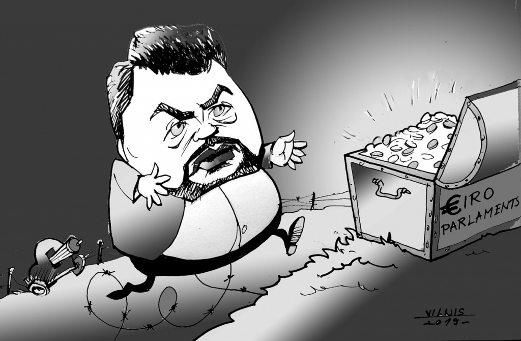 Ivars Ijabs nonācis «ierakumu otrā pusē».
Autors: Vilnis Bulavs