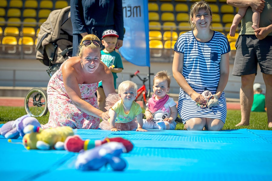 Bauskā ģimeņu sporta dienā pagājušajā gadā.
Autors: Edgars Namiķis