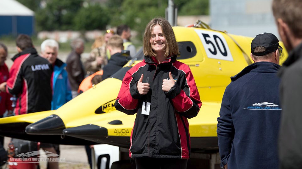 Laura Lakoviča-Lakovica Jūrmalā uzvarēja GT30 laivu klasē.
Autors: no komandas albuma