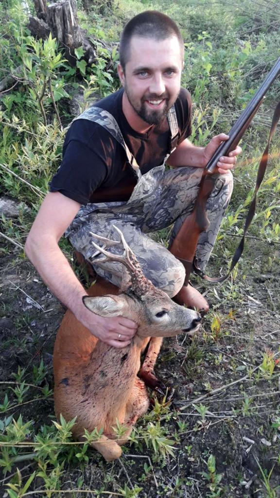 Kristaps Čekšs ar pirmo šīs sezonas nomedīto četru piecus gadus veco buku.
Autors: no albuma