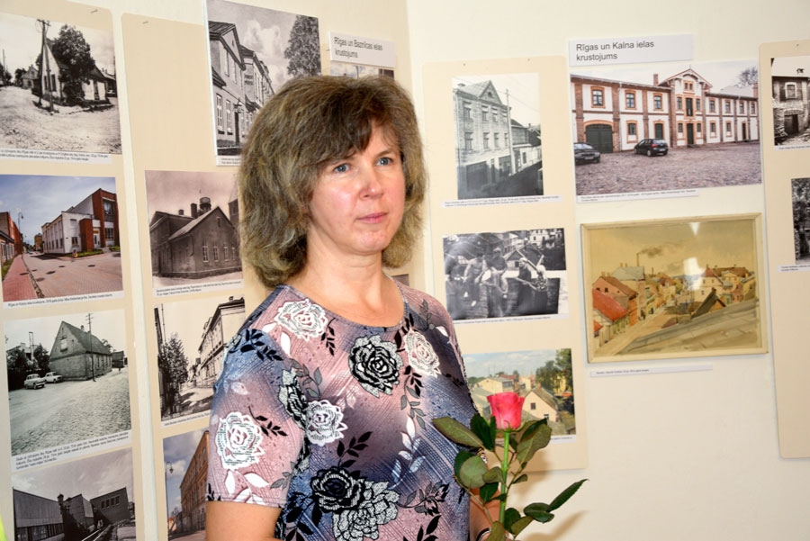 Ilva Strautzele izstādes «Bauska bildēs» atklāšanā.
Autors: Ivars Bogdanovs