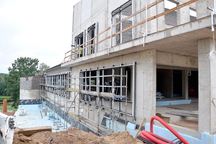 Sporta halles būve pašlaik.
Autors: Ivars Bogdanovs