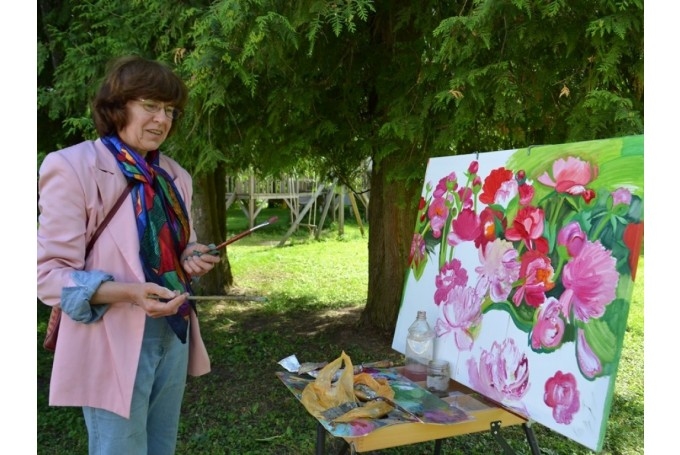 Simpozija iniciatore, iedvesmotāja un organizatore ir māksliniece Īra Rozentāle.
Autors: No arhīva.