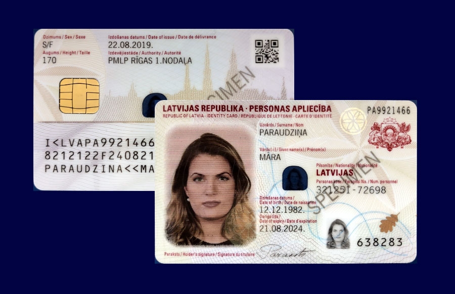 Jaunā parauga personas apliecība (ID karte).
Autors: Publicitātes foto