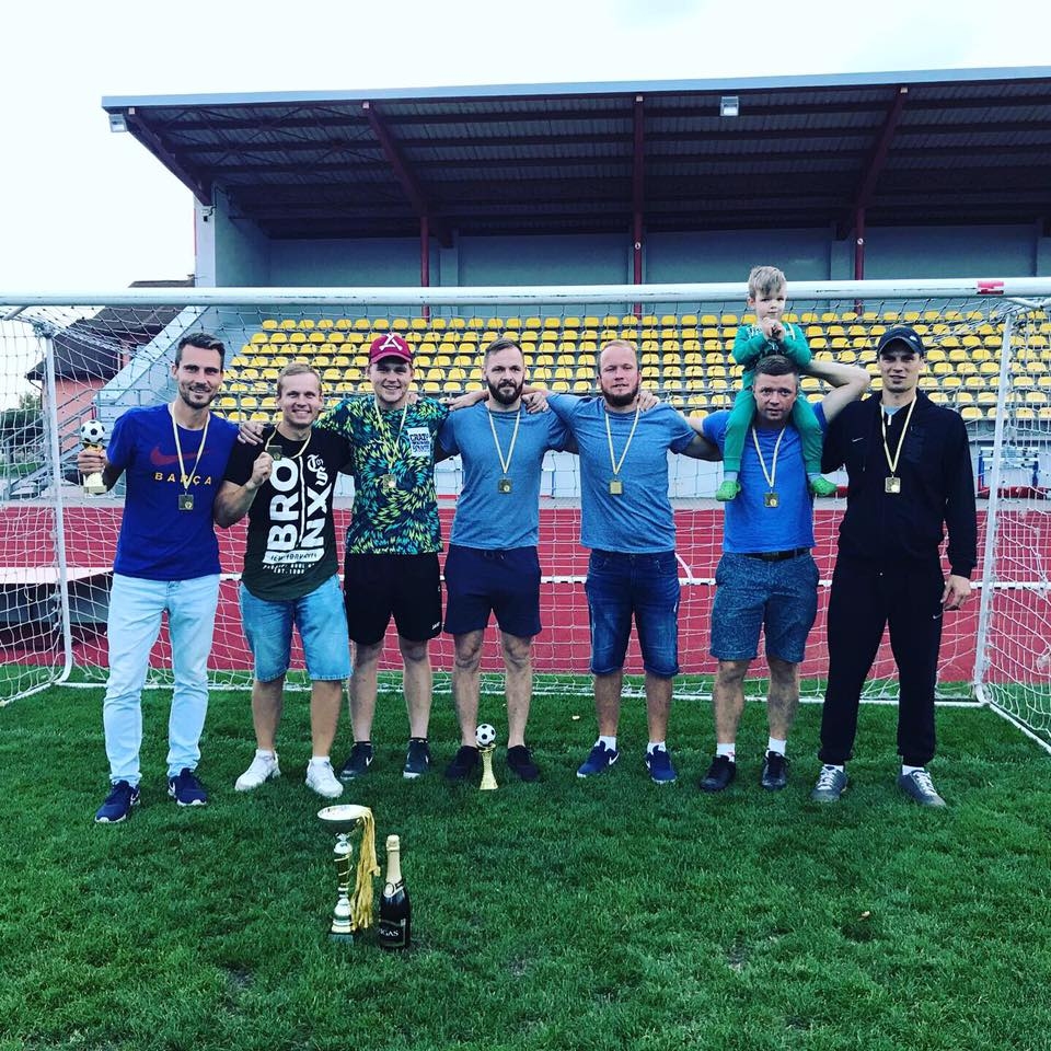 «Īslīces» vienība kļuva par Bauskas novada čempioni.
Autors: No N. Smaļķa albuma.