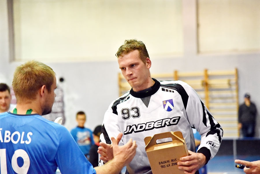 Jānis Goža saņēma labākā spēlētāja balvu «Bauskas» vienībā.
Autors: Uldis Varnevičs