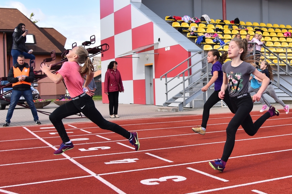 Nikola Trasūne finišē 60 metru sprinta distancē.
Autors: Uldis Varnevičs