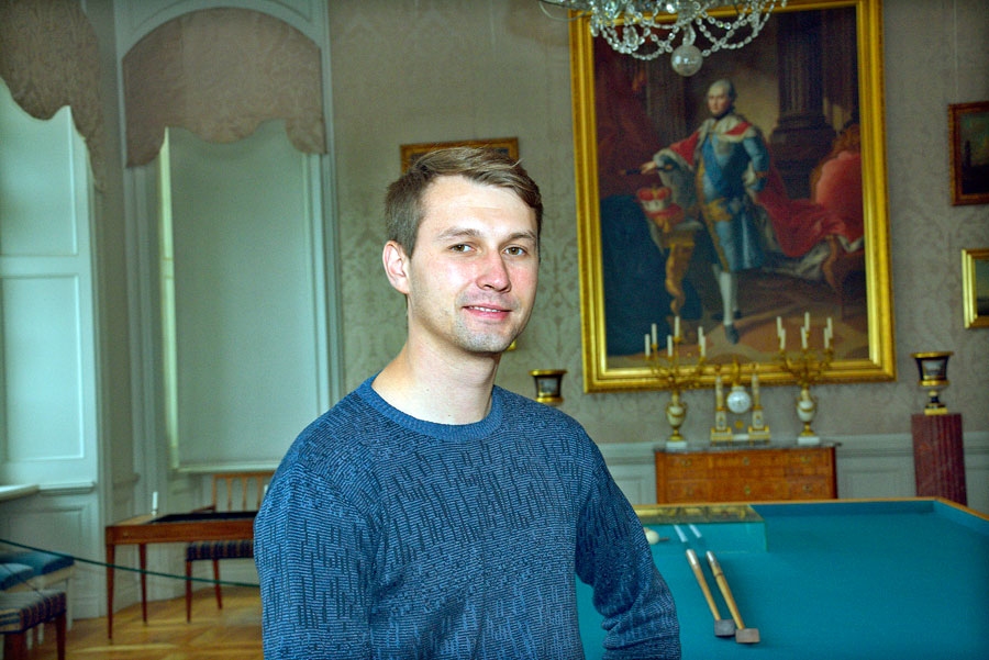 Kristaps Zēbergs Rundāles pilī.
Autors: Ivars Bogdanovs