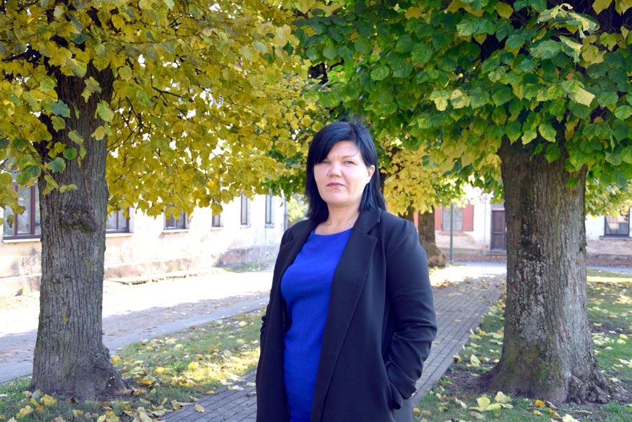 Sandrai Moļņikai dzīve šķiet lieliska visos gadalaikos.
Autors: Ivars Bogdanovs