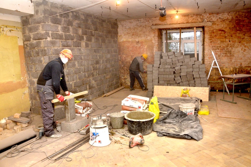 Remontdarbus Bauskas Valsts ģimnāzijā plānots pabeigt 2021. gadā.
Autors: Ivars Bogdanovs