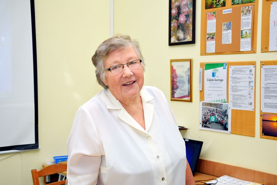 Austra Auguste bioloģijas klasē satiekama joprojām.
Autors: Ivars Bogdanovs