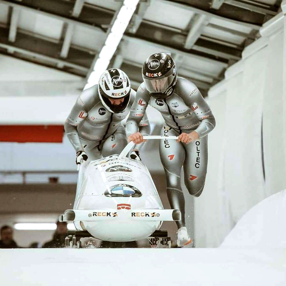 Dāvis Kaufmanis (no labās) un Arnis Bebrišs Siguldā Eiropas kausa posmā izcīnīja ceturto vietu.
Autors: no D. Kaufmaņa albuma