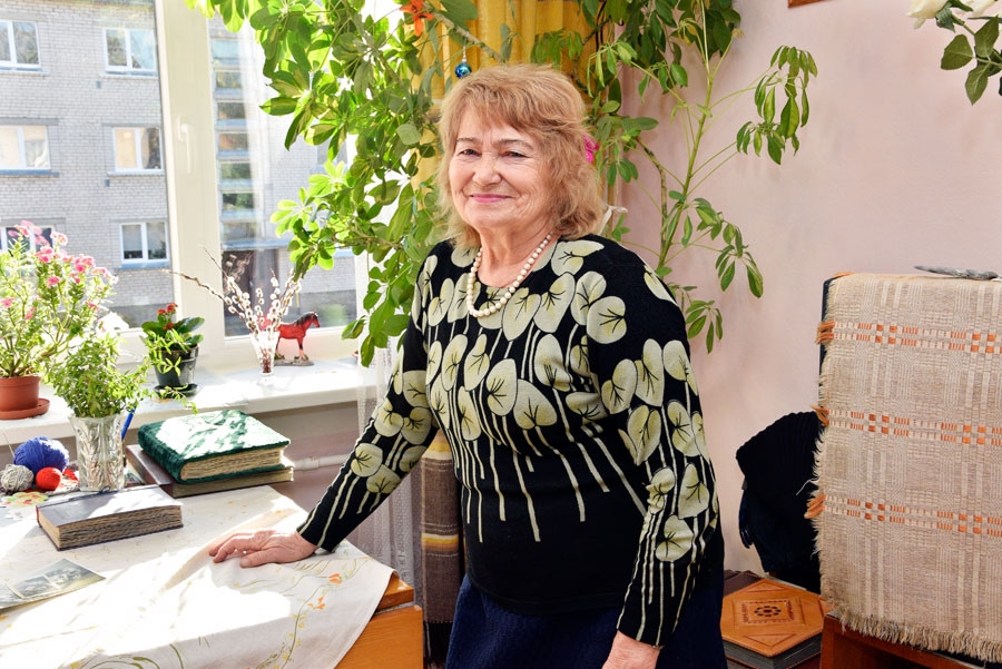 Skaidrīte Feldmane – moža, enerģiska un asprātīga.
Autors: Ivars Bogdanovs