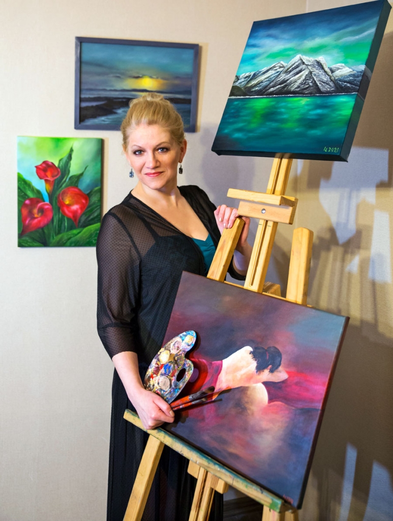 Lienītes Ludriķes gleznu izstāde Iecavas bibliotēkā skatāma līdz marta beigām.
Autors: no L. Ludriķes albuma