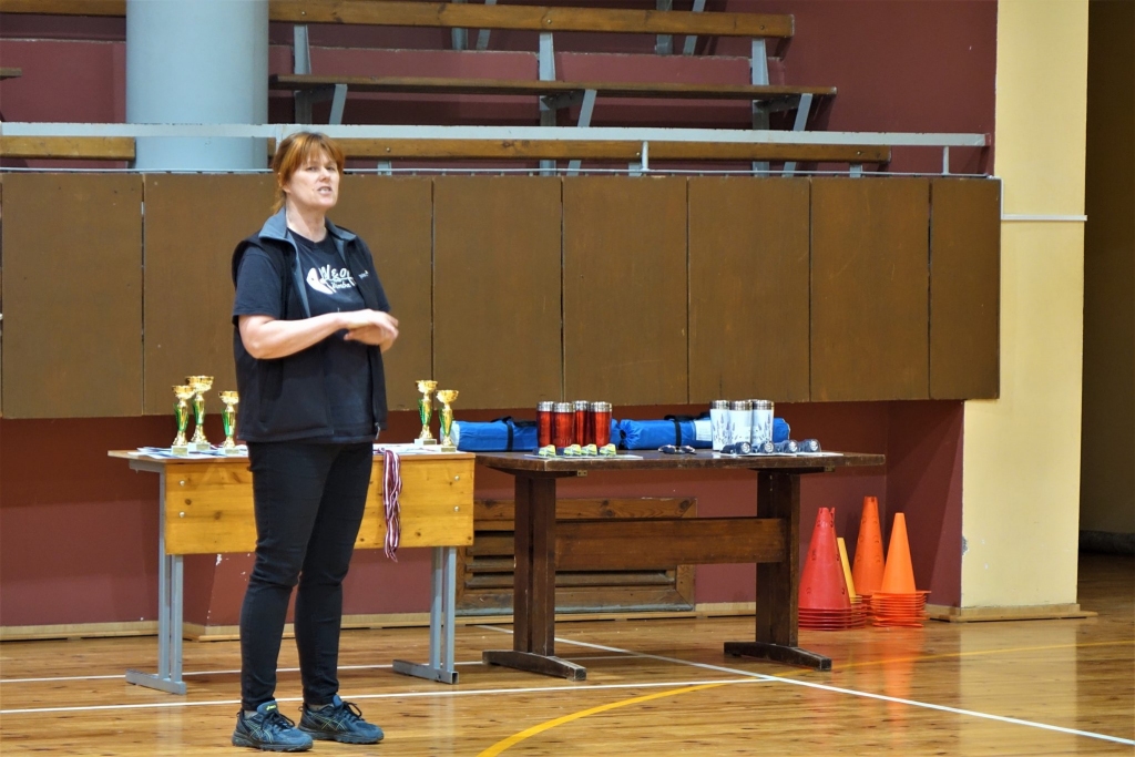 Ingrīda Vaisjune čempionātā Misas vidusskolā.
Autors: No albuma.