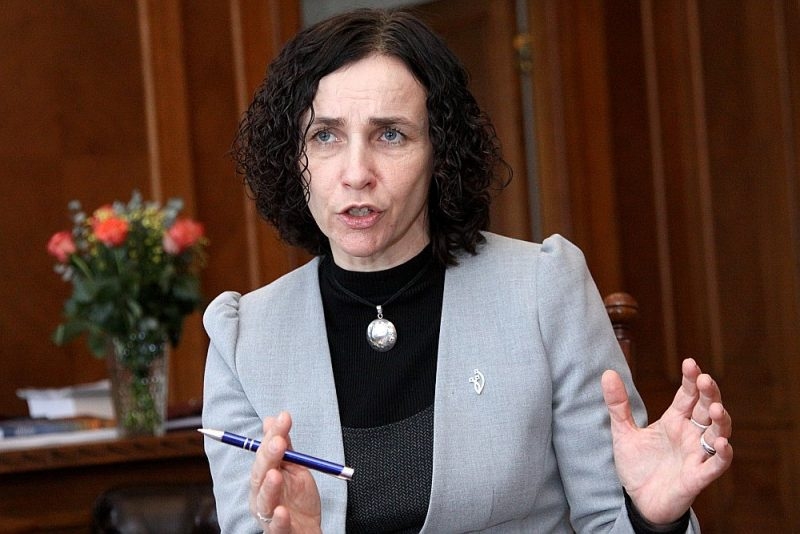 Izglītības un zinātnes ministre Ilga Šuplinska (JKP).
Autors: la.lv