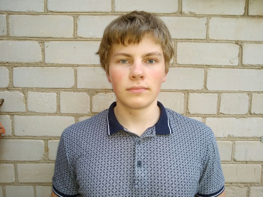 Bauskas Valsts ģimnāzijas 10. klases audzēknis Matīss Čakšs.
Autors: no personiskā albuma