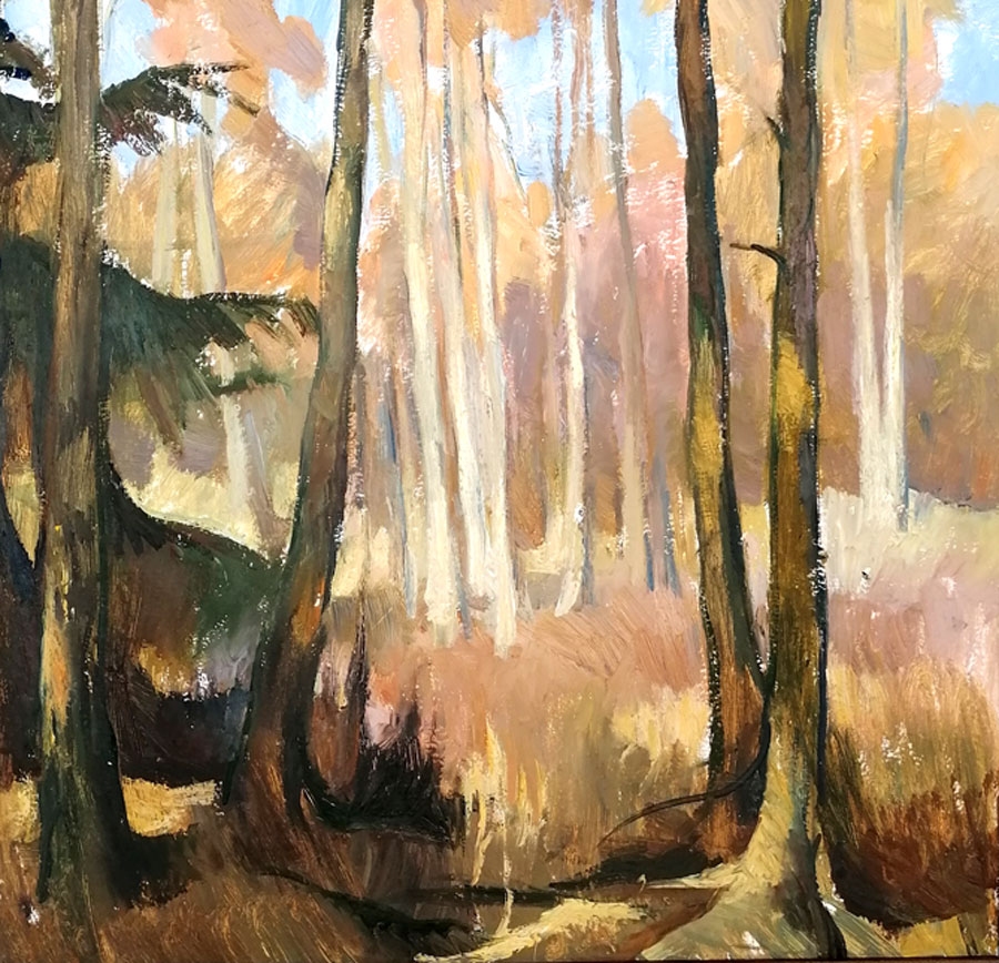 «Ainava» fotoreprodukcija.
Autors: no reprodukcijas no Bauskas muzeja arhīva.