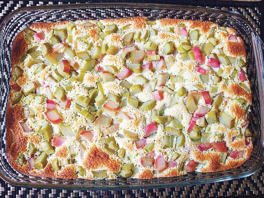 Gaisīgais rabarberu kēkss
Autors: no Eva Lanka