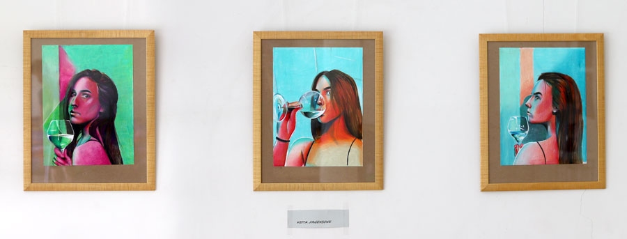 Keitas Jirgensones pašportrets. 
Autors: Zanda Strazdiņa