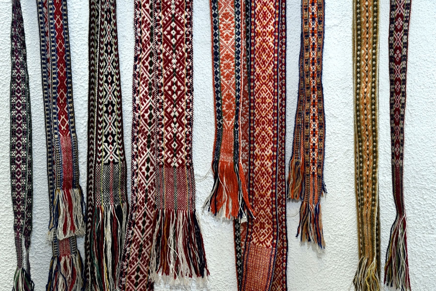 Aijas Ozolas  kolekcijā ir dažādu jostu 37  paraugi.
Autors: Ivars Bogdanovs