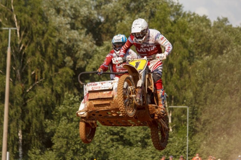 Brāļu Daideru ekipāža.
Autors: No Sidecar Team FB konta.