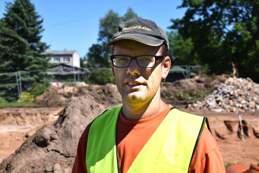 Jānis Zariņš, SIA «Archa» brigadieris.
Autors: Žanna Zālīte