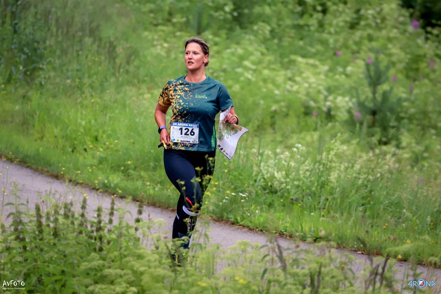 Inese Bajāre Ādažu kausa izcīņā ieguva trešo vietu.
Autors: no kluba albuma.