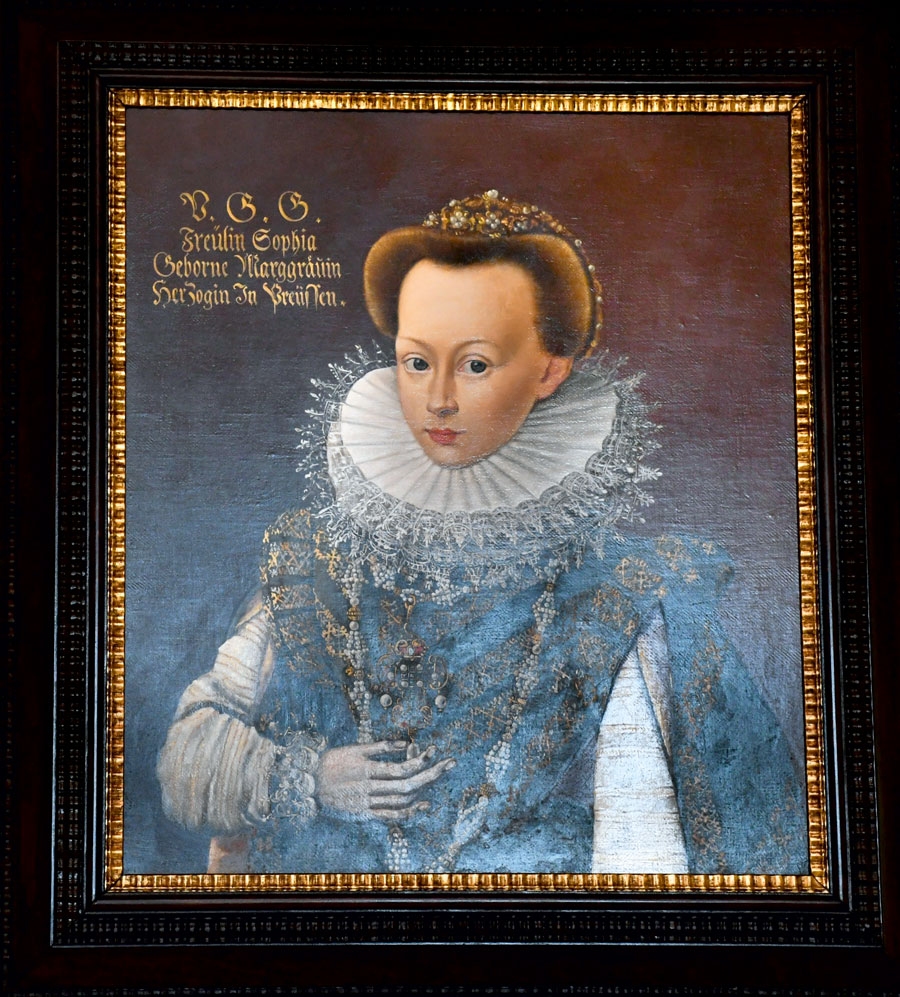 Hercogienes Sofijas portreta kopija.
Autors: Ivara Bogdanova  fotoreprodukcija