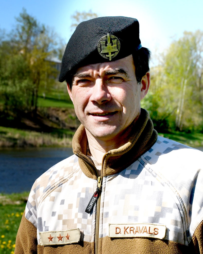 Dainis Kravals, Rīgas 1. brigādes inženieru rotas komandieris.
Autors: no «Bauskas Dzīves» arhīva.