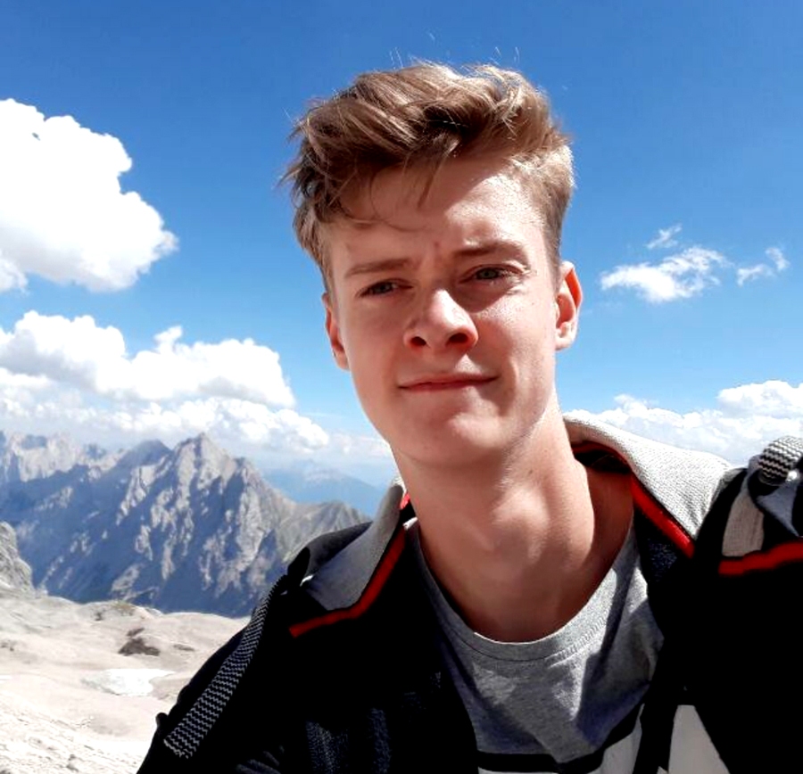 Krišjānis Upenieks, BVĢ absolvents.
Autors: no personiskā albuma.