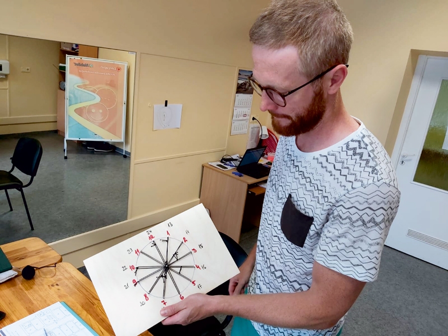 Ergoterapeits Bauskā Filips Bernadskis.
Autors: Kaspars Kalējs
