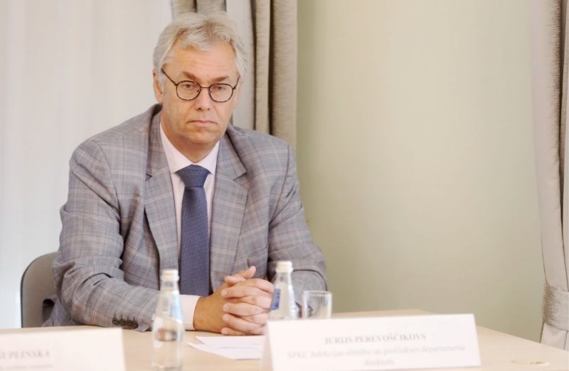 Slimību profilakses un kontroles centra (SPKC) Infekcijas slimību riska analīzes un profilakses departamenta direktors Jurijs Perevoščikovs.
Autors: LETA