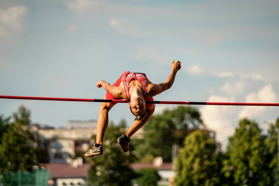 Andris Skadiņš augstlēkšanā pārvarēja 1,89 metru augstumā novietoto latiņu.
Autors: Guntis Bērziņš, athletics.lv.