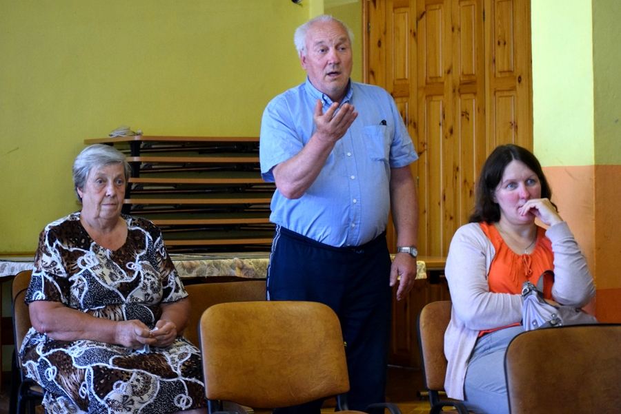 Juris Pelēcis iedzīvotāju uzklausīšanas sanāksmē bija viens no aktīvākajiem runātājiem.
Autors: Žanna Zālīte