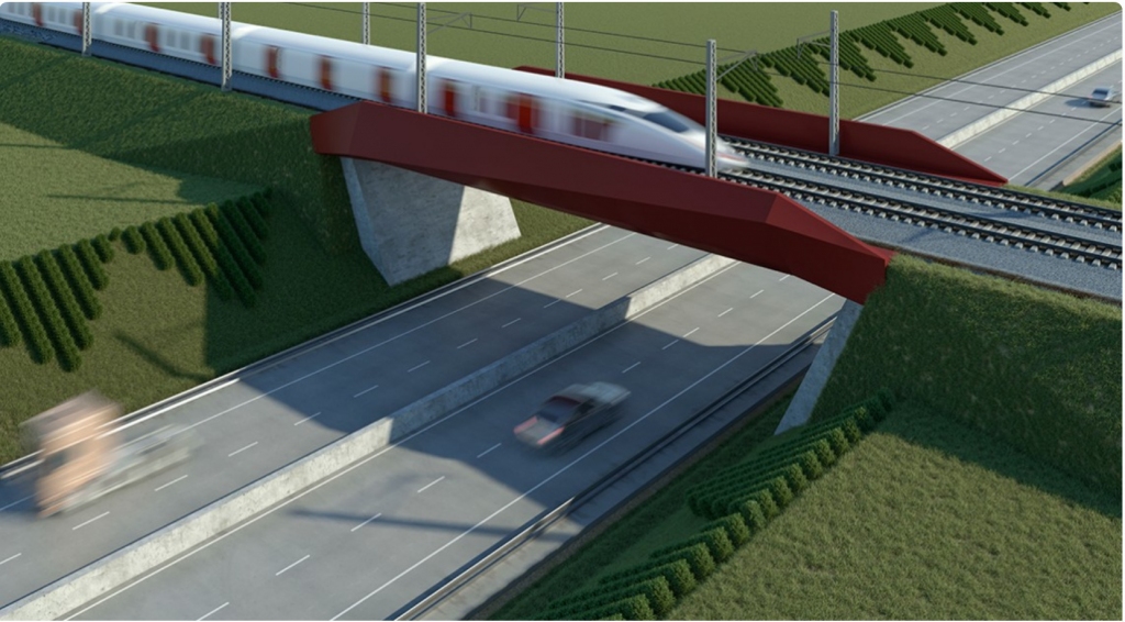 «Rail Baltica» infrastruktūras vizualizācija.
Autors: no www.railbaltica.org