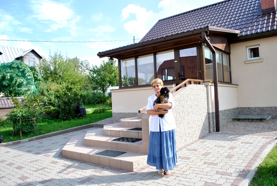 Namamāte – lietuviete Nijole Strēlniece – ar savu uzticamo draudzeni Šeriju.
Autors: Māris Krūmiņš