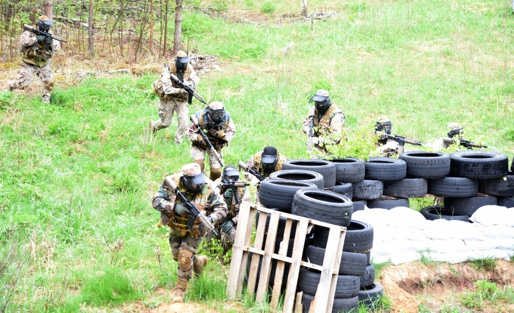 Vienās no zemessargu mācībām. Attēlam ilustratīva nozīme.
Autors: no 