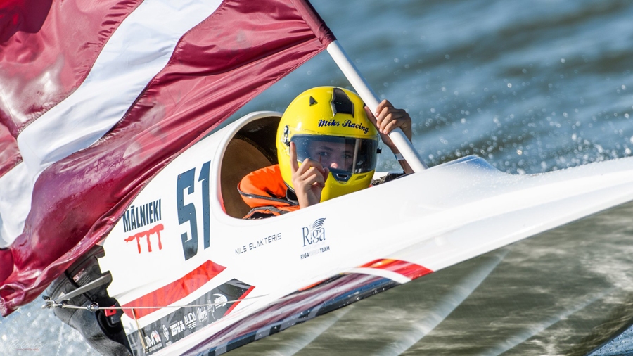 Nils Rets Slakteris no Bauskas novada kļuva par Eiropas čempionu GT15 laivu klasē.
Autors: Viesturs Lācis