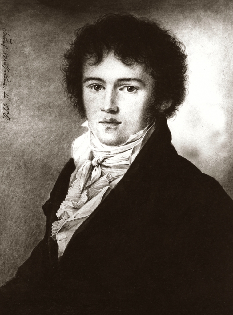 Kārlis Konstantīns Krauklings jaunībā.
Autors: Fotoreprodukcija no Jozefa Dominika Ēksa (1776–1836) gleznota un Andersa Otto 1875. gadā Kurzemes li