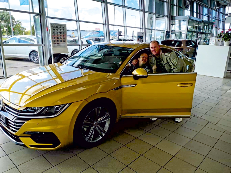 Laimētais «Volkswagen Arteon».
Autors: no E. Juškas personiskā albuma.