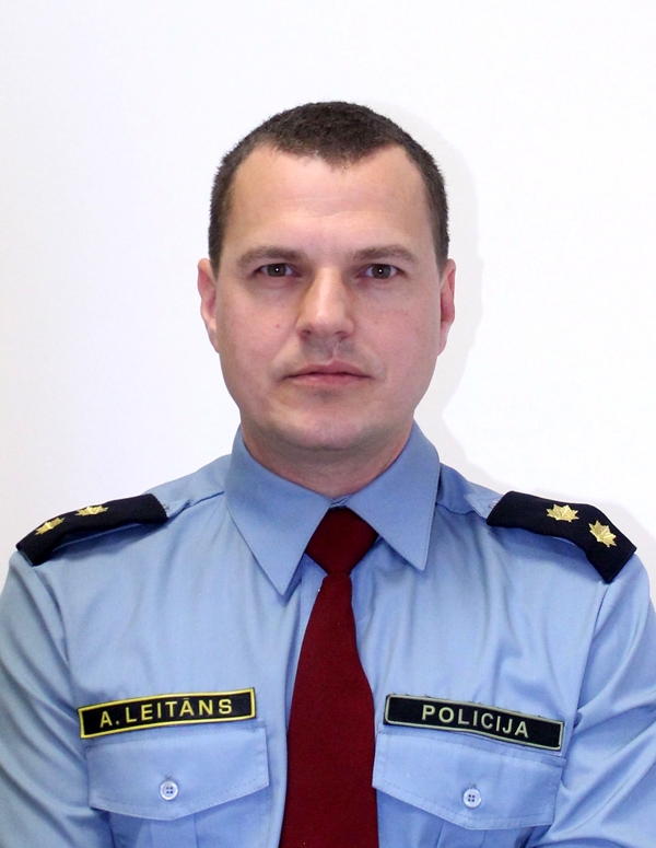 Aivis Leitāns, Valsts policijas Zemgales reģiona pārvaldes Bauskas iecirkņa priekšnieks.
Autors: Valsts policijas foto.
