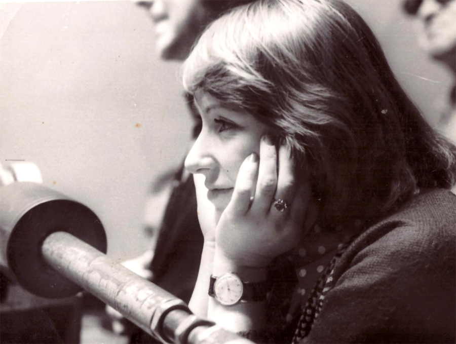 Irēna darbā kinostudijā 19 gadu vecumā.
Autors: no jubilāres albuma.