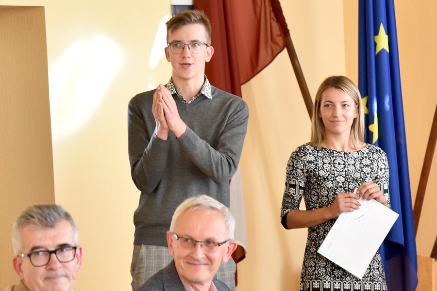 Jaunieši Kaspars Kalējs un Liene Rotberga plāno veidot efektīvāku Bauskas novada jaunatnes darba struktūru.
Autors: Uldis Varnevičs