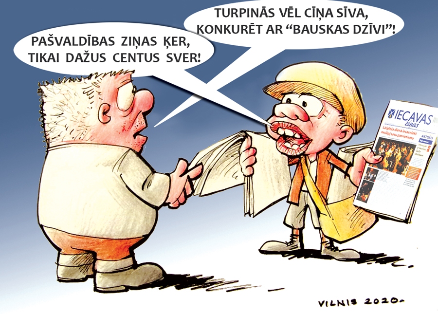 Autors: Zīmējums – Vilnis Bulavs, rīmes – Daina Ziemele