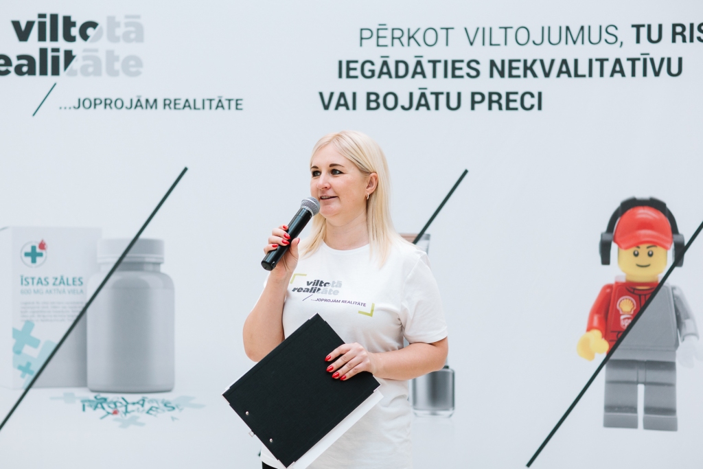 Kampaņas moderatore Rūta Grikmane atklāšanas pasākumā 7. oktobrī.
Autors: BalticPictures.com